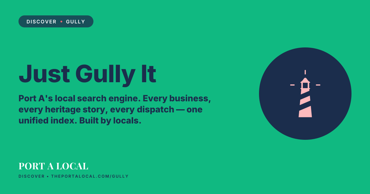 Gully — Just Gully It | Port A Local